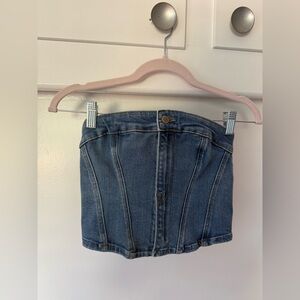 Good American Denim Tube Top